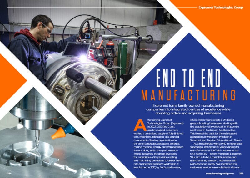Integrated manufacturing for complex investment casting customers at Investacast